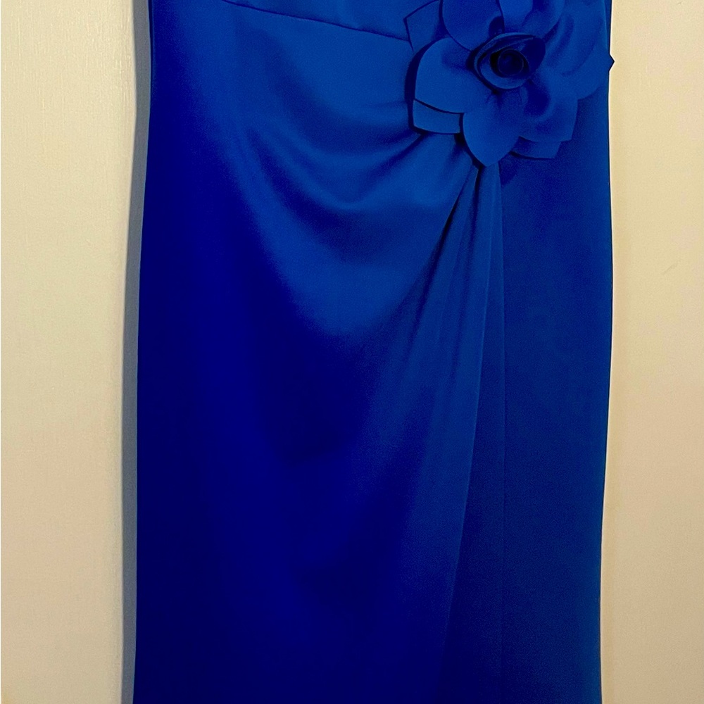 Blue formal gown, size 14, worn once